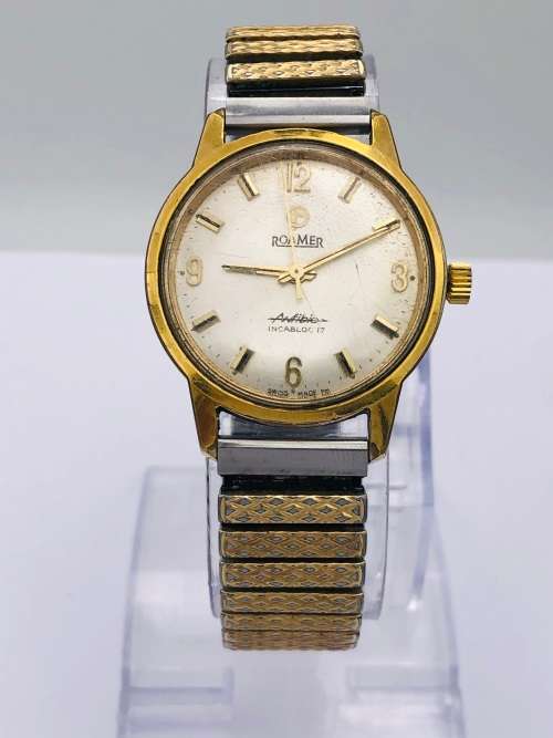 *ROAMER ANFIBIO INCABLOC 17 MENS WATCH* WIND-UP