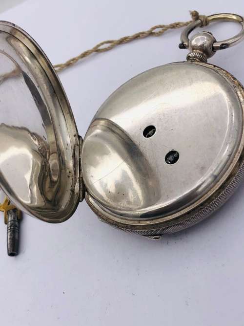 *SOLID SILVER SWISS NICOL GENEVE POCKETWATCH* R1 BIDS