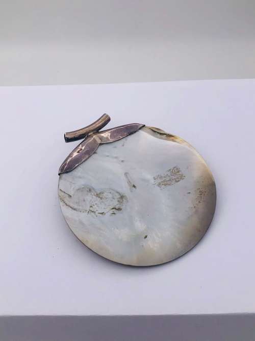 *NATURAL MOTHER OF PEARL PENDANT* HANDMADE PIECE!