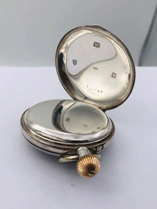 *SOLID SILVER SWISS POCKETWATCH* R1 BIDS