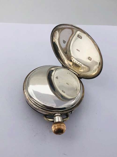 *SOLID SILVER SWISS POCKETWATCH* R1 BIDS