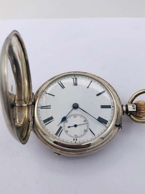 *SOLID SILVER SWISS POCKETWATCH* R1 BIDS