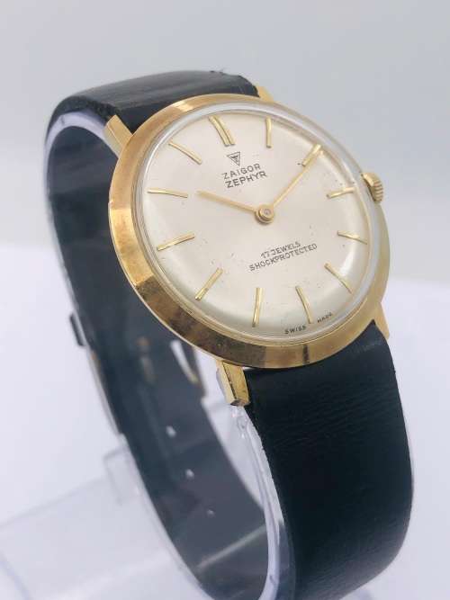 *ZAIGOR ZEPHYR 17 JEWELS MENS WATCH* R1 BIDS