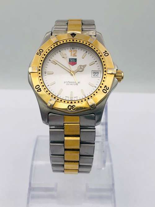 *TAG HEUER PROFESSIONAL TWO-TONE* MINT CONDITION!
