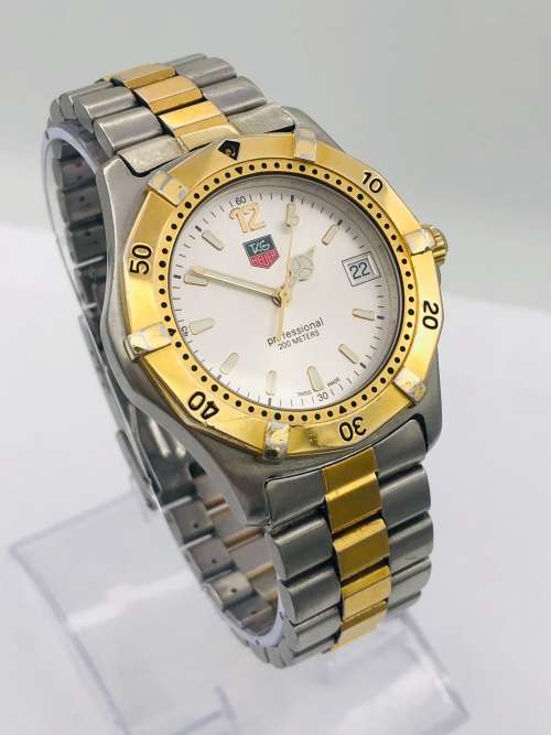 *TAG HEUER PROFESSIONAL TWO-TONE* MINT CONDITION!