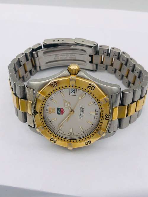 *TAG HEUER PROFESSIONAL TWO-TONE* MINT CONDITION!
