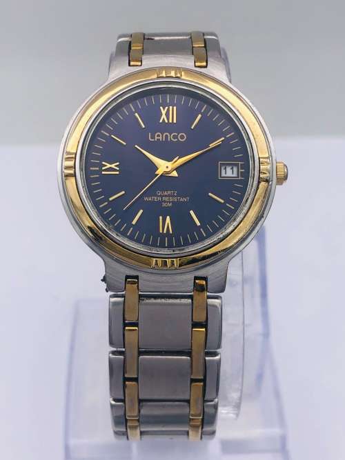 *LANCO QUARTZ TWO-TONE WATCH* R1 BIDS!!!