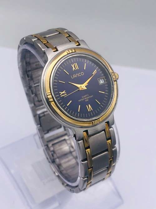 *LANCO QUARTZ TWO-TONE WATCH* R1 BIDS!!!