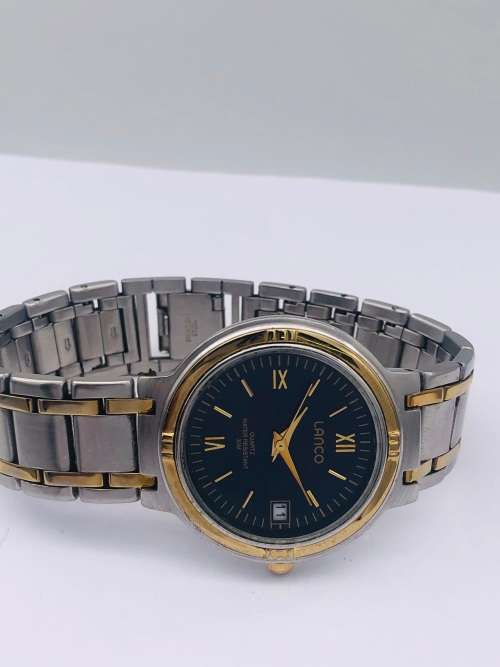 *LANCO QUARTZ TWO-TONE WATCH* R1 BIDS!!!