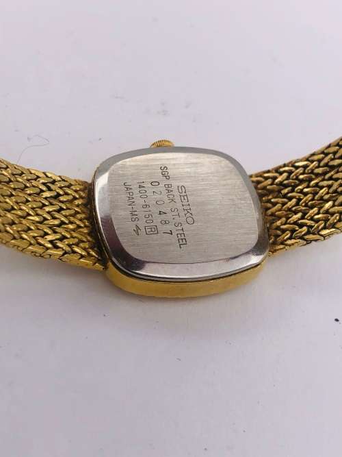 *SEIKO LADIES GOLD DRESS WATCH* R1 BIDS