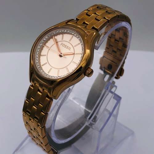 *FOSSIL LADIES ROSE GOLD WATCH!* R1 BIDS!