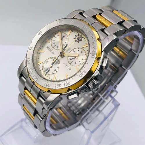 *MICHEL HERBELIN NEWPORT WATCH* BEAUTIFUL CHRONOGRAPH!