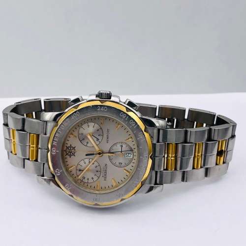 *MICHEL HERBELIN NEWPORT WATCH* BEAUTIFUL CHRONOGRAPH!