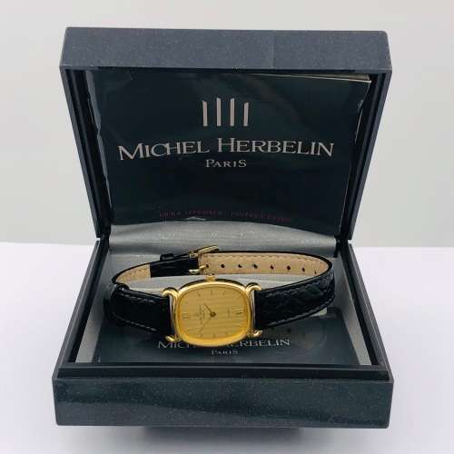 *MICHEL HERBELIN PARIS LADIES DRESS WATCH* WITH BOX & PAPERS