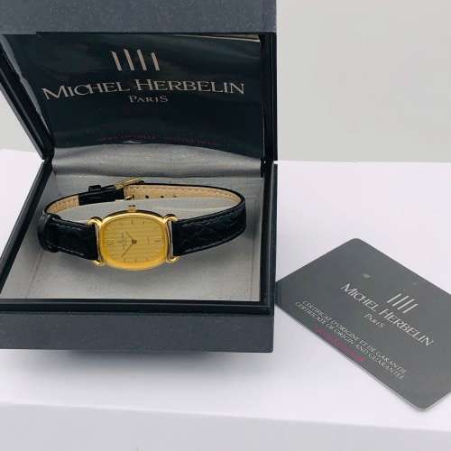 *MICHEL HERBELIN PARIS LADIES DRESS WATCH* WITH BOX & PAPERS