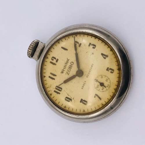 *WESTCLOX ZOBO POCKETWATCH* BEAUTIFUL VINTAGE!