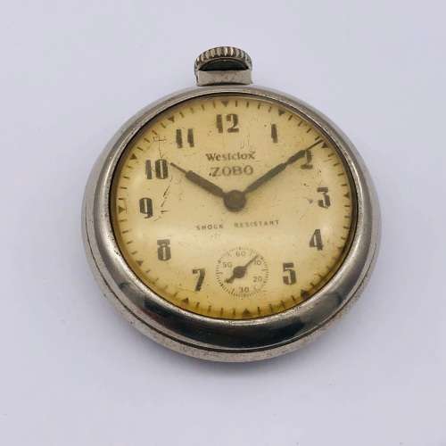 *WESTCLOX ZOBO POCKETWATCH* BEAUTIFUL VINTAGE!