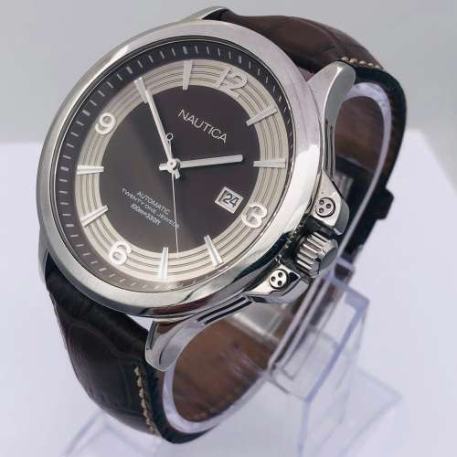 *NAUTICA AUTOMATIC 21 JEWELS* MINT! WITH BOX & PAPERS