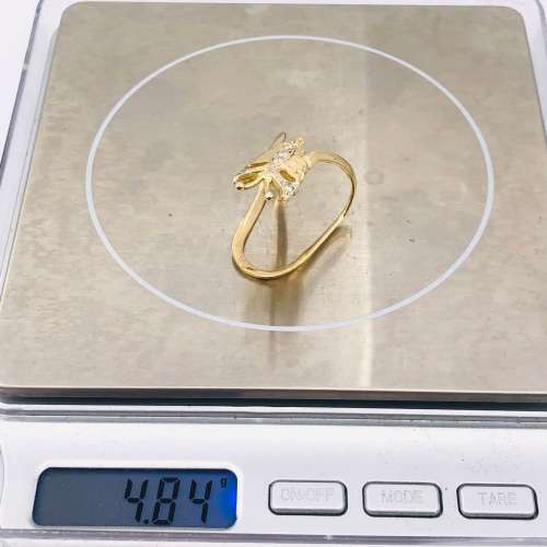 *BEAUTIFUL BUTTERFLY DIAMOND RING* R1 BIDS