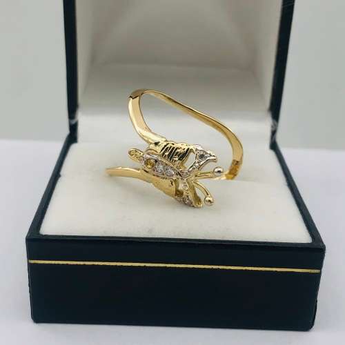 *BEAUTIFUL BUTTERFLY DIAMOND RING* R1 BIDS