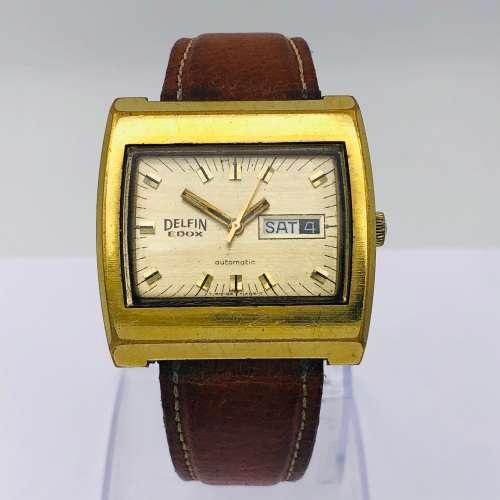 *DELFIN EDOX AUTOMATIC MENS DAY-DATE* R1 BIDS