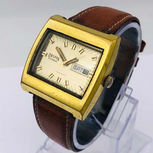 *DELFIN EDOX AUTOMATIC MENS DAY-DATE* R1 BIDS
