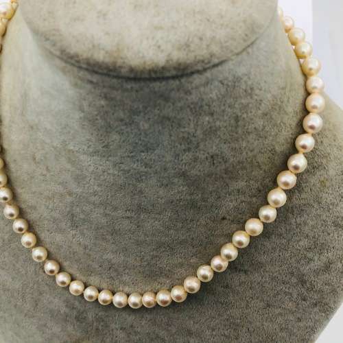 *NATURAL PEARL NECKLACE* SALTWATER PEARLS!