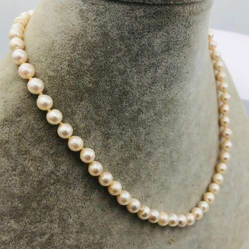 *NATURAL PEARL NECKLACE* SALTWATER PEARLS!