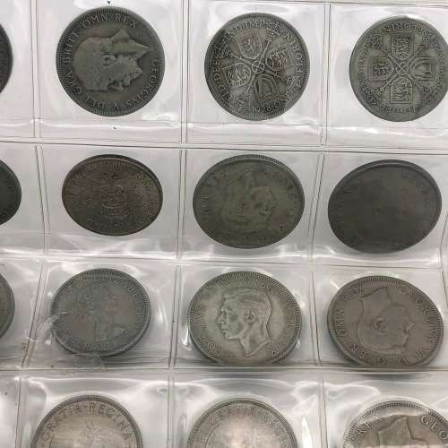 *20 X OLD SA COLLECTORS 1/2 CROWN COINS*BID PER 5!!!