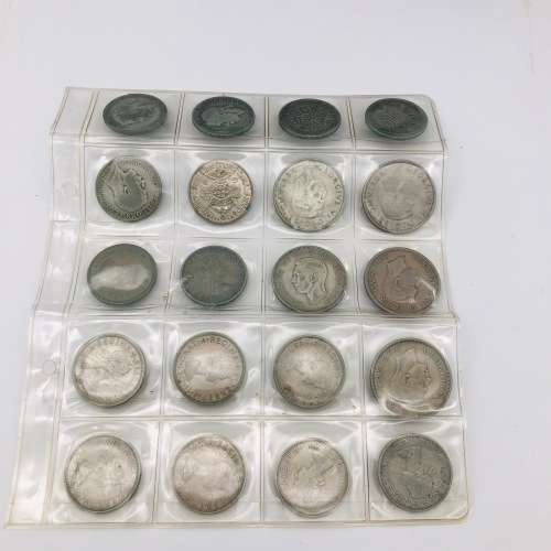 *20 X OLD SA COLLECTORS 1/2 CROWN COINS*BID PER 5!!!