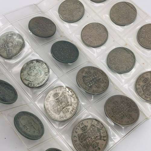 *20 X OLD SA COLLECTORS 1/2 CROWN COINS*BID PER 5!!!