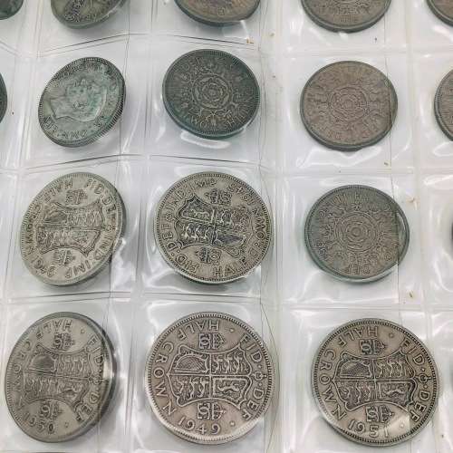 *20 X OLD SA COLLECTORS 1/2 CROWN COINS*BID PER 5!!!