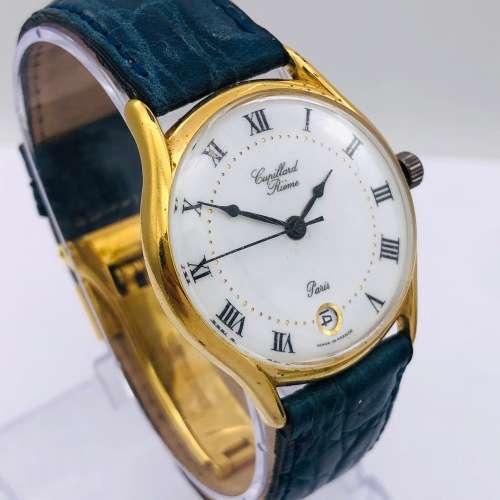 *CUPILLARD RIEME GOLD MANUAL WIND WATCH* FRENCH MOVEMENT!