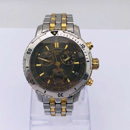*TISSOT TWO-TONE CHRONOGRAPH* EXCELLENT TIMEPIECE!