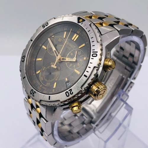 *TISSOT TWO-TONE CHRONOGRAPH* EXCELLENT TIMEPIECE!