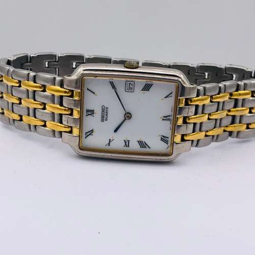 *SEIKO QUARTZ LADIES TWO-TONE WATCH* R1 BIDS
