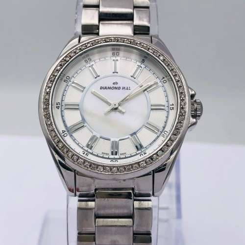 *DIAMOND HILL DIAMOND BEZEL SWISS WATCH* R1 BIDS!