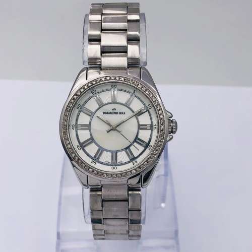 *DIAMOND HILL DIAMOND BEZEL SWISS WATCH* R1 BIDS!