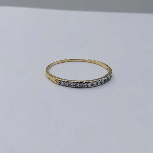 *SOLID GOLD DIAMOND ETERNITY RING* R1 BIDS!