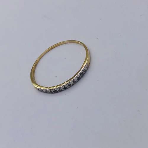 *SOLID GOLD DIAMOND ETERNITY RING* R1 BIDS!