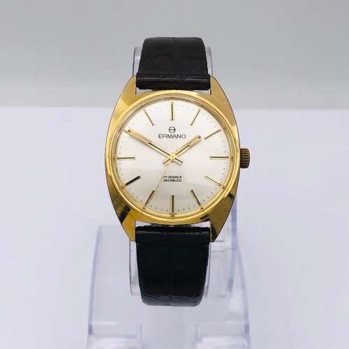 *ERMANO 17 JEWELS INCABLOC AUTO WATCH* SEE DESCRIPTION!