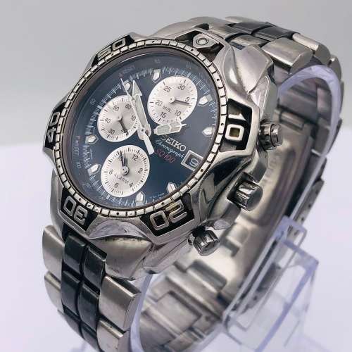 *SEIKO SQ100 CHRONOGRAPH MENS WATCH* R1 BIDS