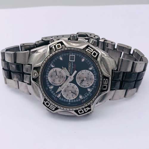 *SEIKO SQ100 CHRONOGRAPH MENS WATCH* R1 BIDS