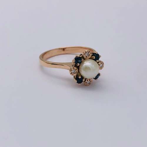 *9CT ROSE GOLD PEARL RING* R1 BIDS!