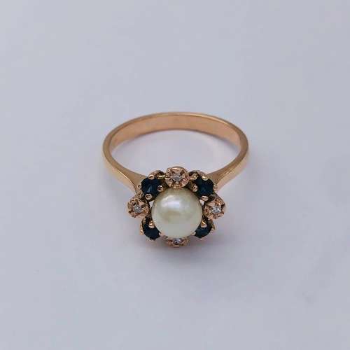 *9CT ROSE GOLD PEARL RING* R1 BIDS!