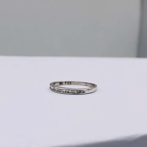 *WHITE GOLD BAGUETTE DIAMOND ETERNITY RING* R1 BIDS