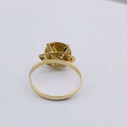 *SOLID 9CT GOLD COIN SIGNET RING* R1 BIDS!