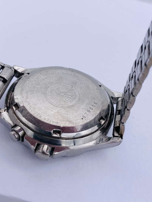 *SEIKO KINETIC SQ50 STEEL WATCH* R1 BIDS
