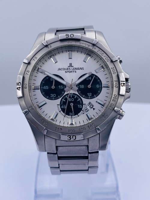 *JACQUES LEMANS SPORTS CHRONOGRAPH MENS WATCH* R1 BIDS
