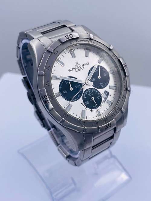 *JACQUES LEMANS SPORTS CHRONOGRAPH MENS WATCH* R1 BIDS